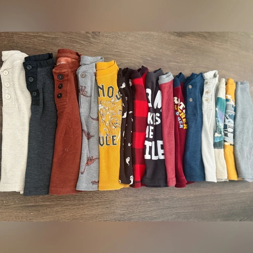 Kids Long Sleeve Tees Bundle of 15